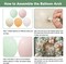 Dusty Green Pink Balloon Garland Arch Kit,Green Blush Peach White Nude Balloons Spring Balloon Arch kit for Baby Shower Birthday Tea Party Fairy Party Gender Reveal Decorations